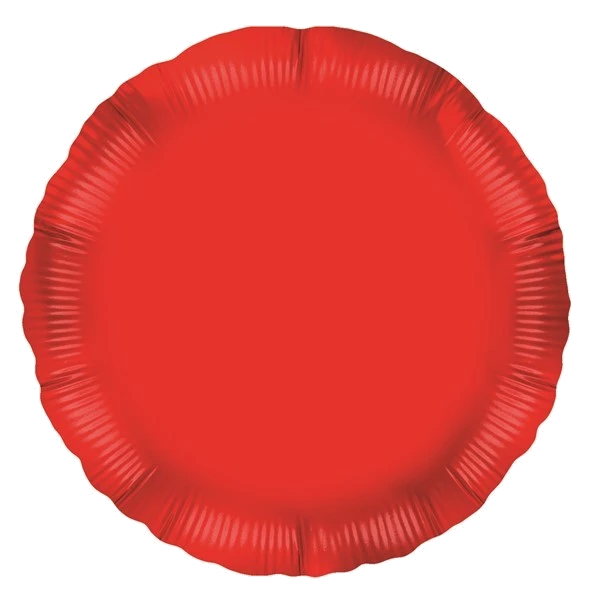 18In Red Round Foil Balloon