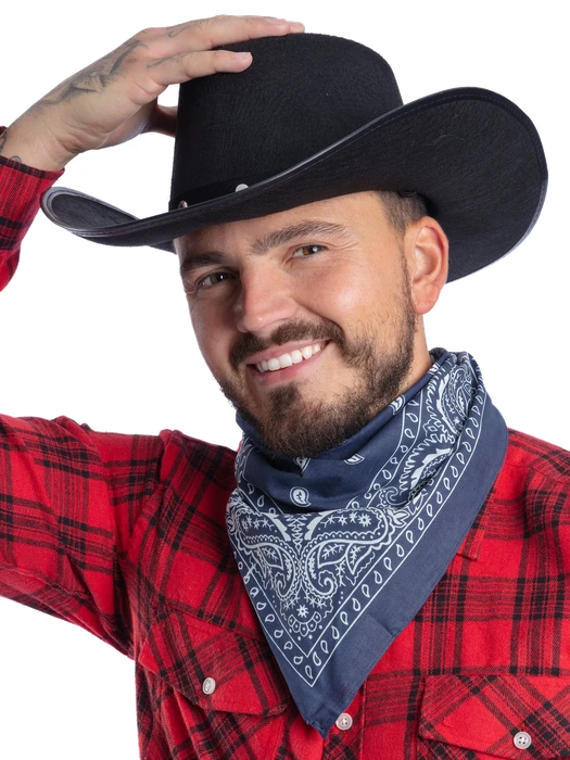 Cowboy Bandana Blue