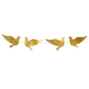 86Cm Doves Garland