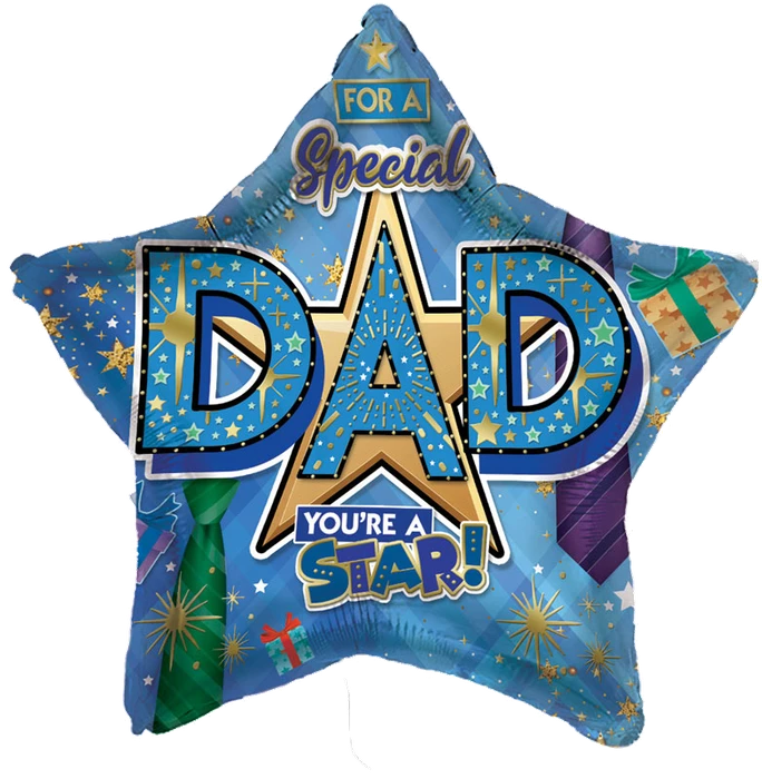 18In Dad Foil Balloon