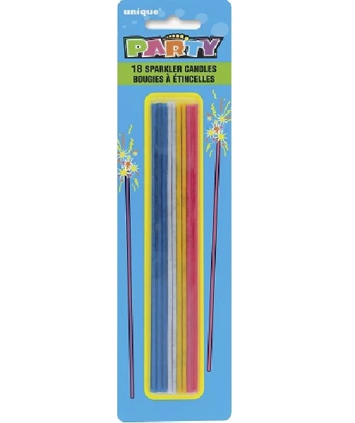 (18) Cake Partyware Candles