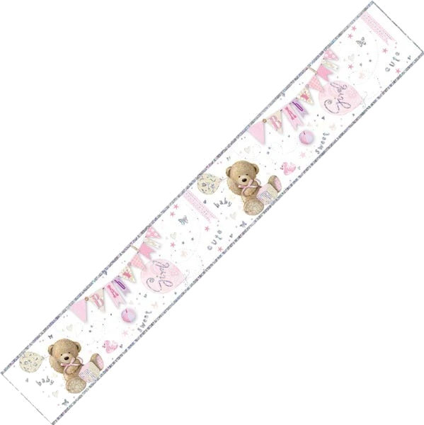 9FT BABY GIRL BANNER