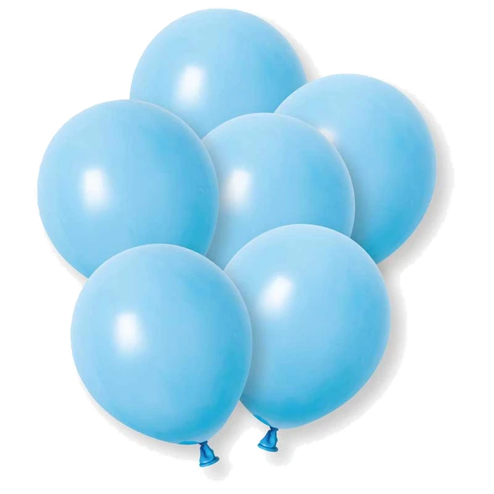 10PK 12in LIGHT BLUE BALLOON