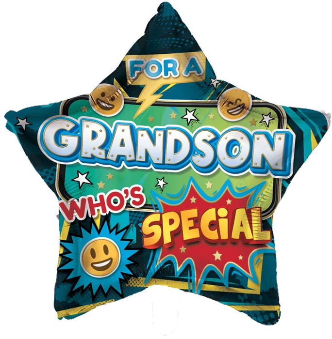 18In Grandson Foil Balloon