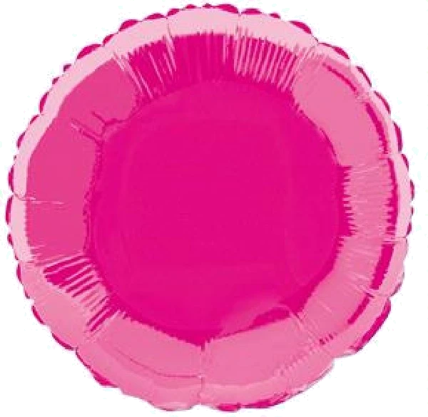 Hot Pink Round 18In Foil Balloon