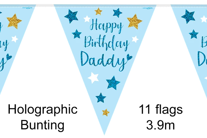 3.9M Happy Birthday Daddy Bunting