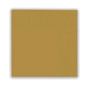 16Pk 33Cm Gold Napkins
