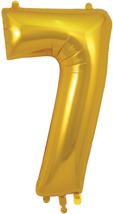 34-inch number 7 balloon
