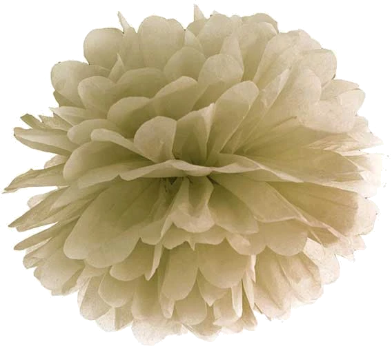 35Cm Gold Tissue Paper Pom Pom