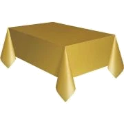 Gold Plastic Tablecover (Standard Packaging)