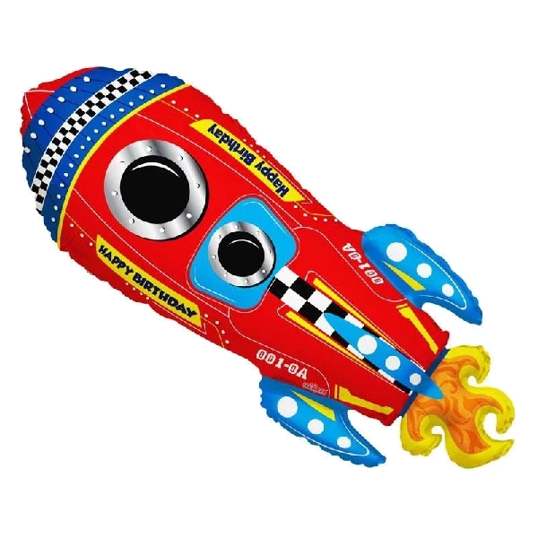 28In Rocket Foil Balloon