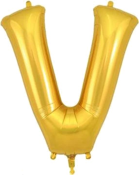 Oak Tree 34-inch letter V balloon