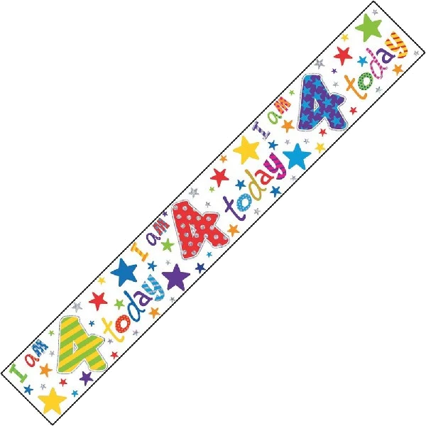 AGE 4 9FT WALL BANNER