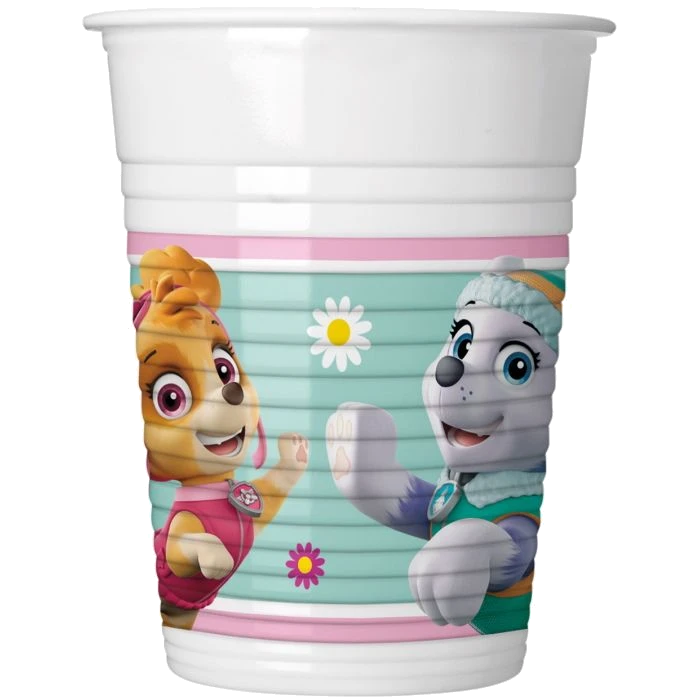 (8) 200Ml Paw Patrol Plastic Cups