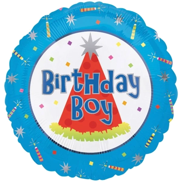 18IN BIRTHDAY BOY FOIL BALLOON