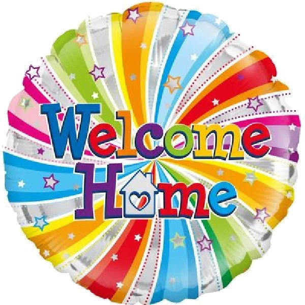 18IN WELCOME HOME SWIRL FOIL
