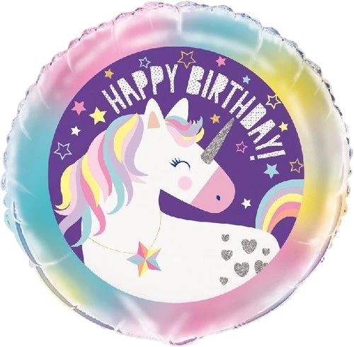 18In Unicorn Foil Balloon