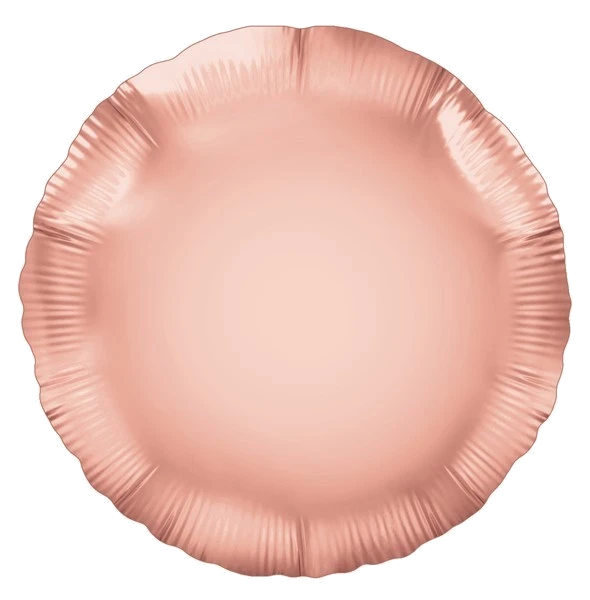 18In Rose Gold Round Foil
