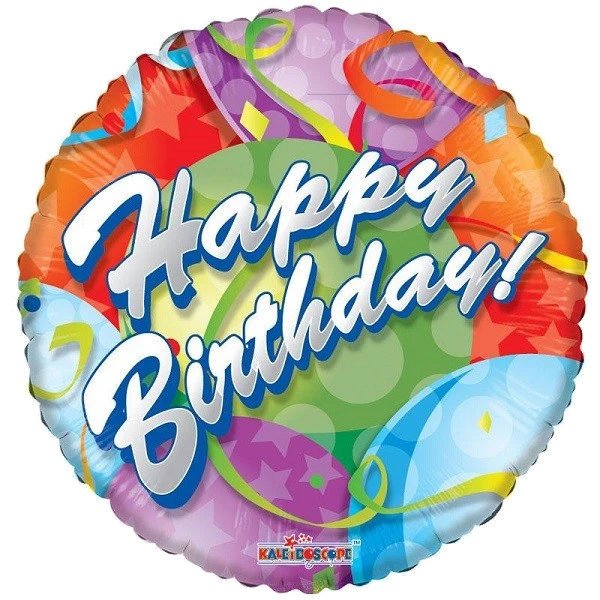 18IN BIRTHDAY FESTIVE BALLOONS FOIL