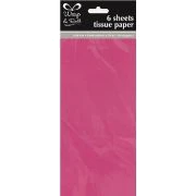 (6) Fuchsia Tissue Paper Sheets 12