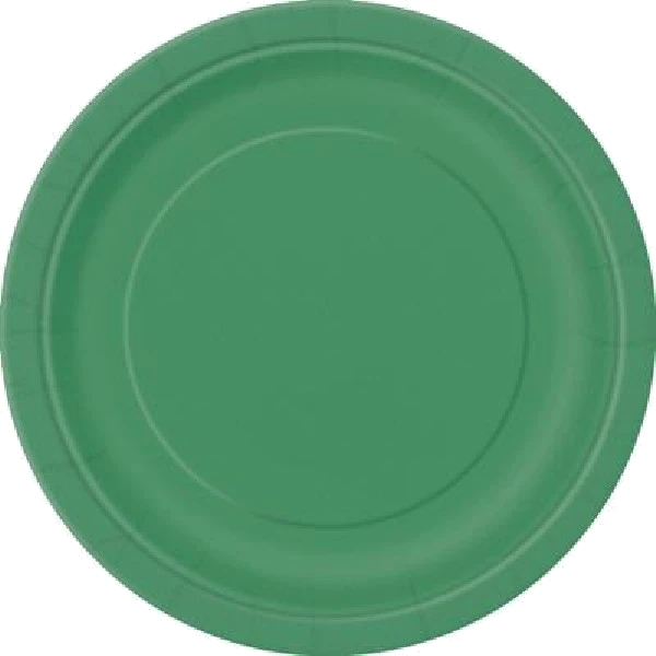 16PK EMERALD GREEN 9IN PLATES