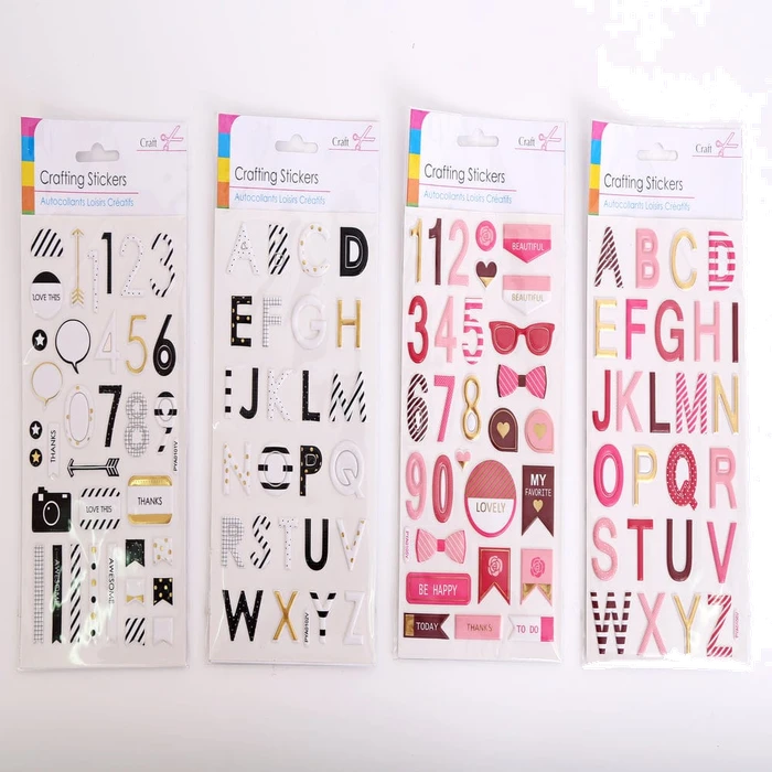 Letter/ Number Stickers