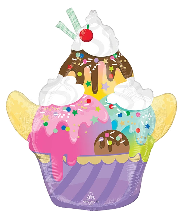 Ice cream Sunday Sup[er Shape
