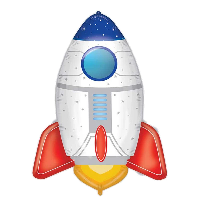 Rocket Space Supersized Foil Balloons
