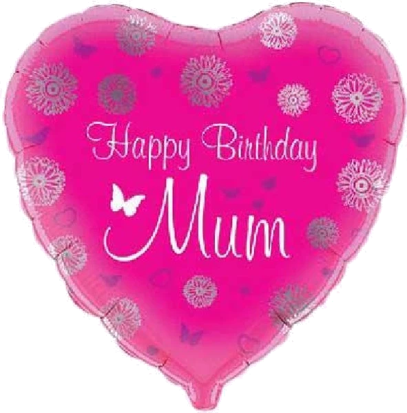 HAPPY B/DAY MUM 18IN FOIL