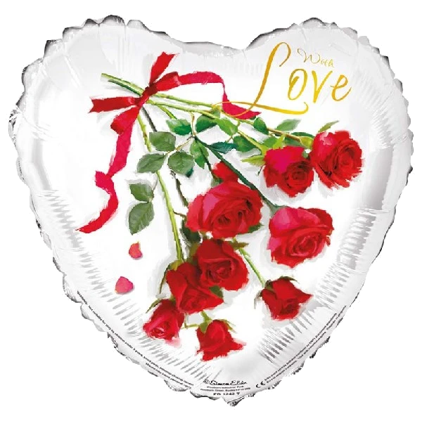 18IN WITH LOVE FOIL BALLOON