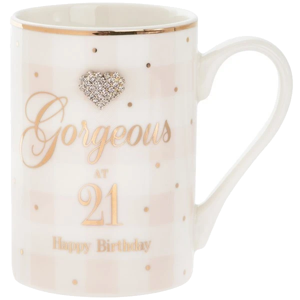 MAD DOTS 21st BIRTHDAY MUG