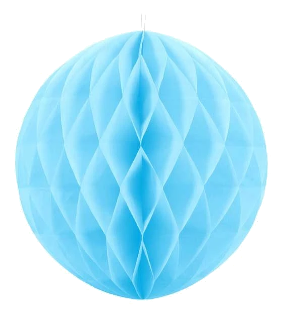 30Cm Sky Blue Honeycomb Ball