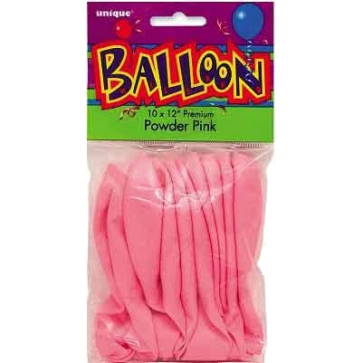 (10) 12In Powder Pink Balloons