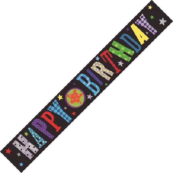 9FT BIRTHDAY BANNER