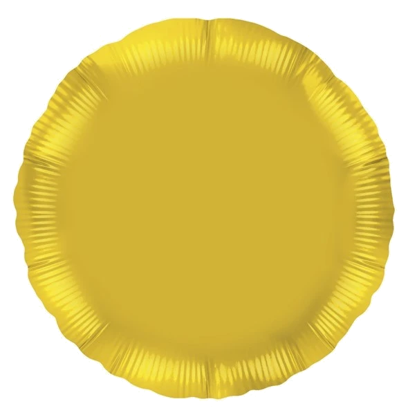18In Gold Round Foil Balloon