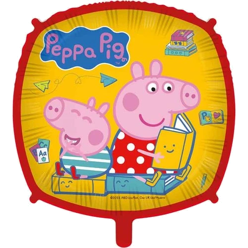 18In Square Peppa Pig Foil Balloon