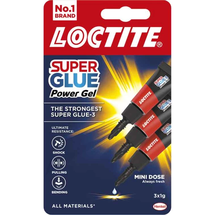 3PK 1g LOCTITE SUPER GLUE P