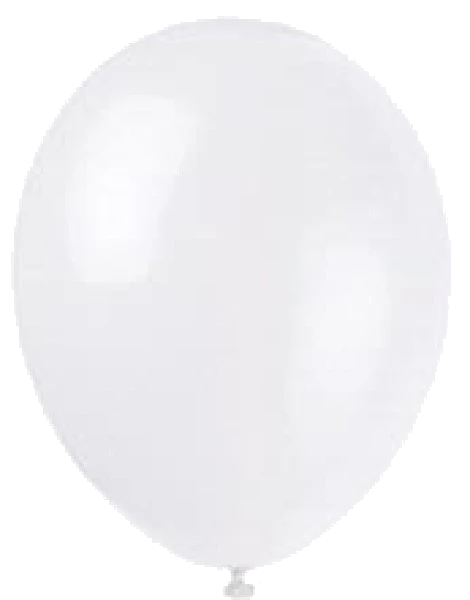 (10) 12In Linen White Balloons