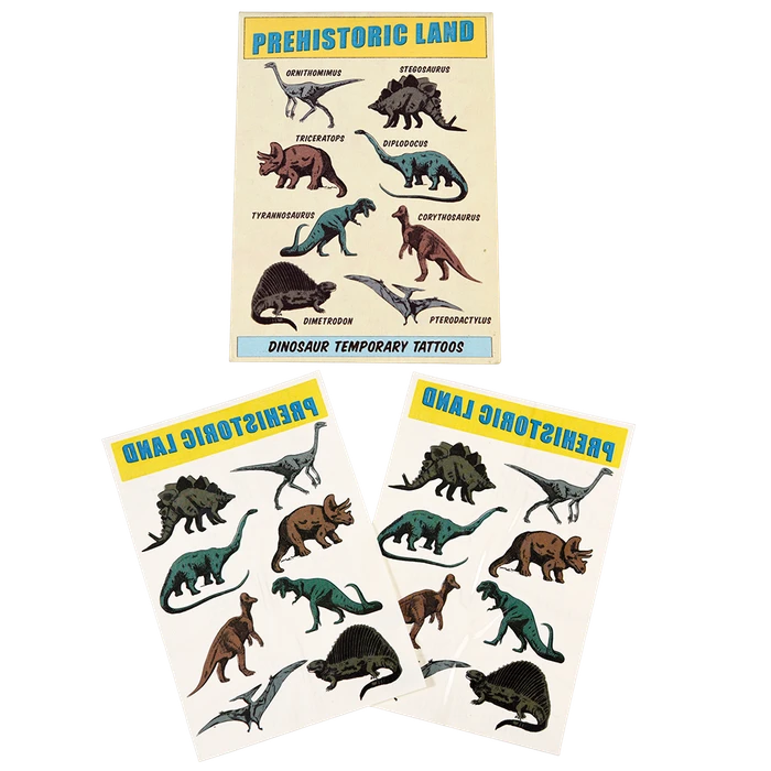 Temporary Tattoos - Prehistoric Land