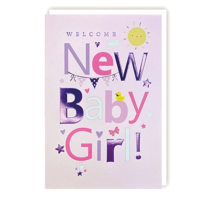 Sparkle - New Baby Pink - Girl -32x197 - Foil/Emb