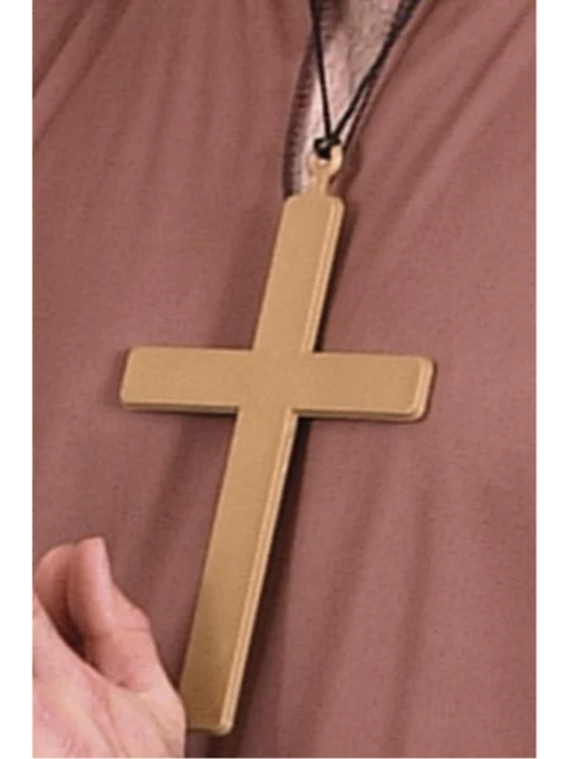 Pvc Monks Cross Gold