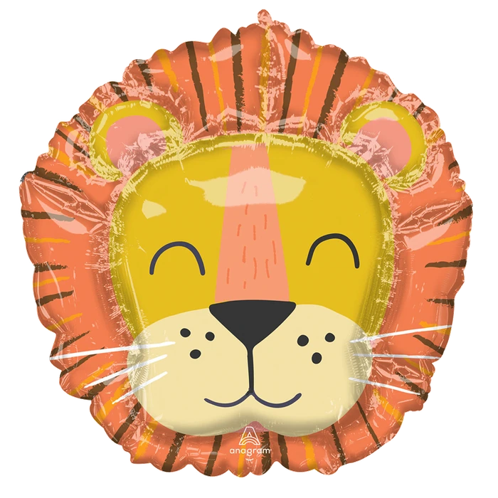 Get Wild Lion Supershape Foil Balloon