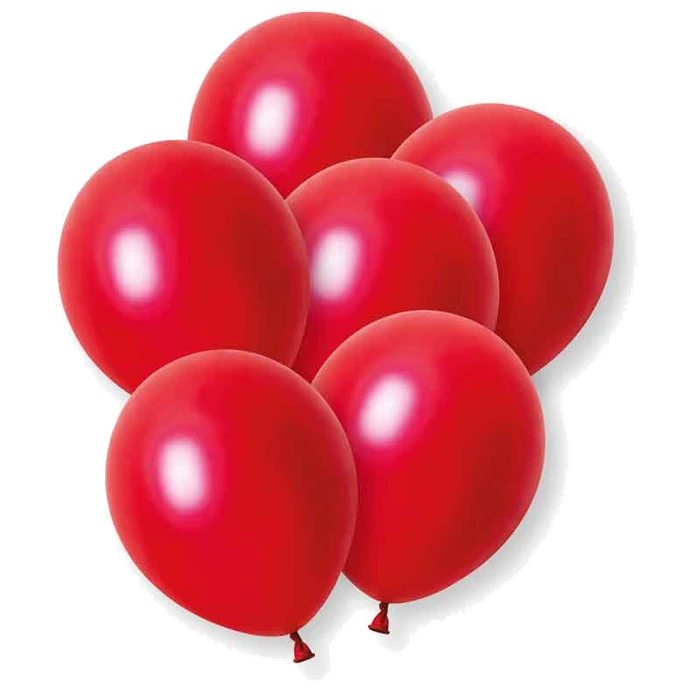 (8) 12In Red Pearl Balloons