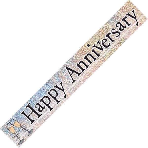 12FT ANNIVERSARY PRISMATIC BANNER