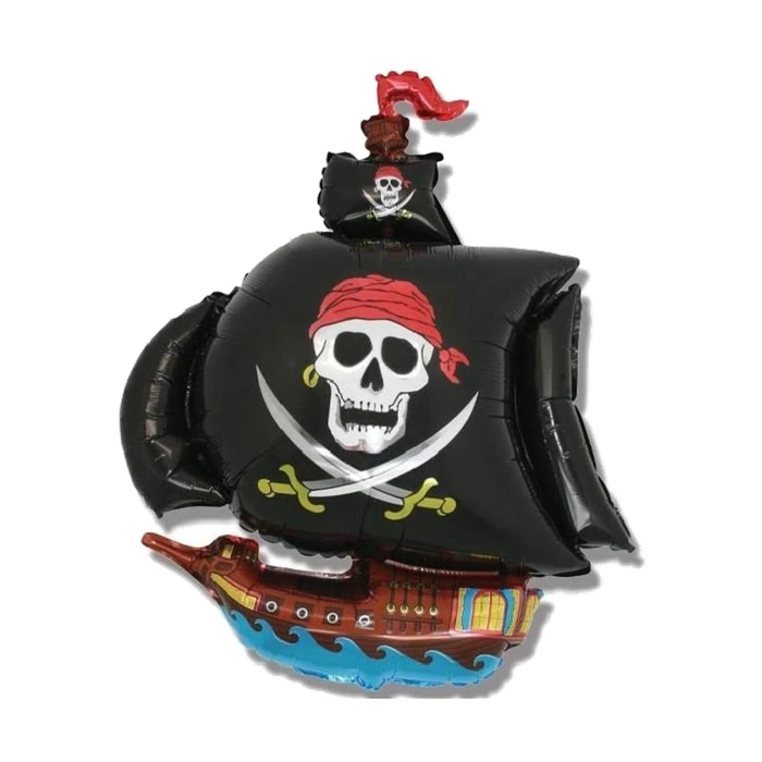 Pirate Ship Shaped Foil Balloon