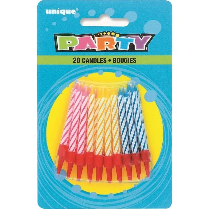 (20) Candles And Holders
