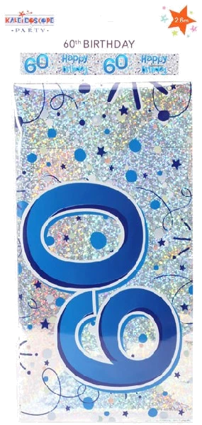 9FT MALE 60TH BIRTHDAY BANNER