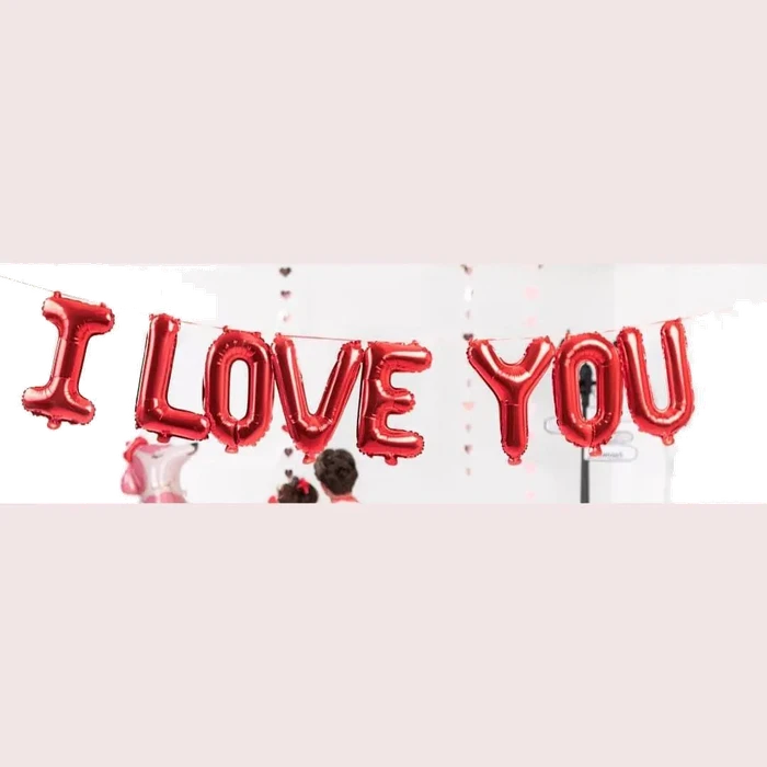 14In I Love You Air Fill Foil Balloon