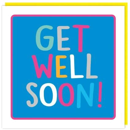 Jellybean - Get Well - Neon/Foil/Emb