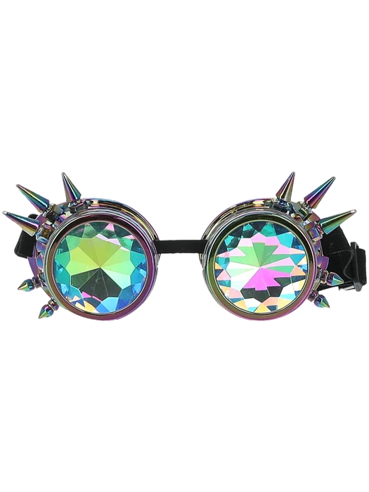 Fever Studded Rainbow Festival Goggles